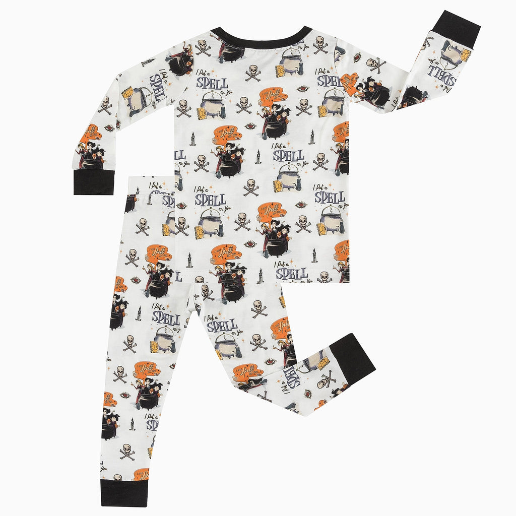 Halloween Witch Magic Potion Bamboo Long Sleeve Pajama Set