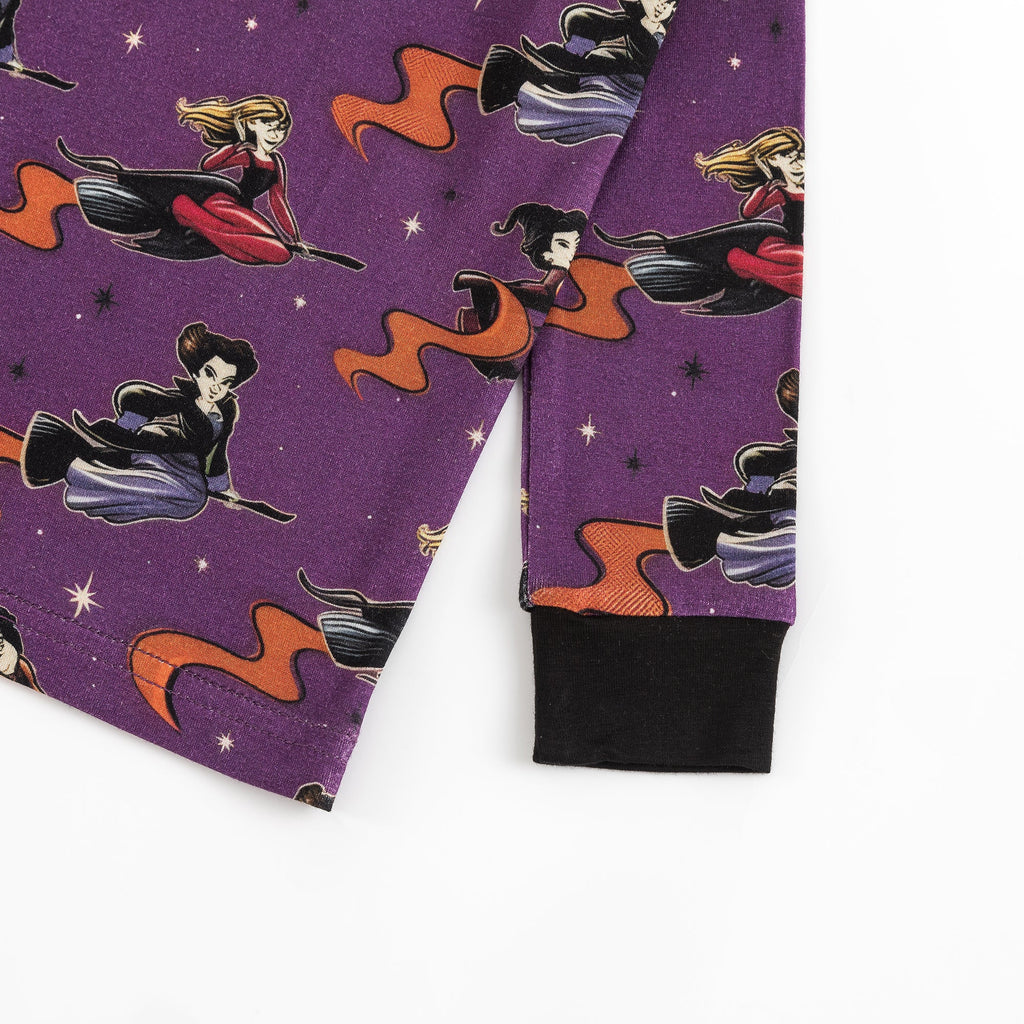 Halloween Witch Bamboo Two-Piece Long Sleeve Pajama Set