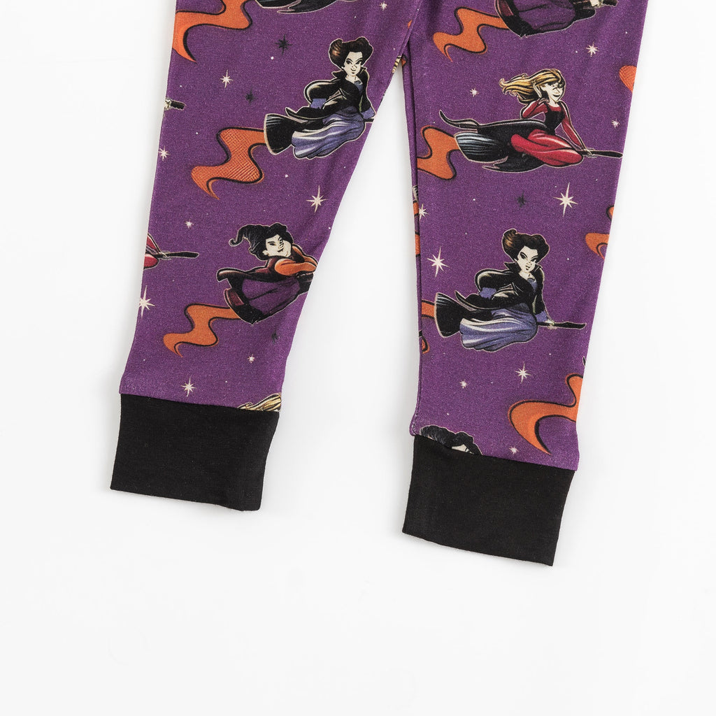 Halloween Witch Bamboo Two-Piece Long Sleeve Pajama Set