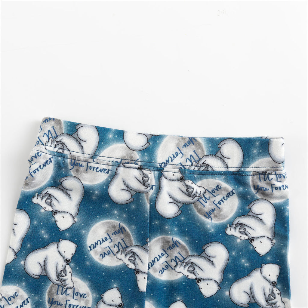 Polar Bear Bamboo Long Sleeve Kids Pajama Set