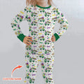 Mardi Gras Trucks Bamboo Two Piece Long Sleeve Pajama Set