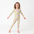 Pastel Country Coop Kids Bamboo Two-Piece Pajama Set