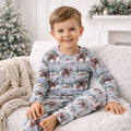 Cowboy Christmas Children's Bamboo Pajama Set - Western