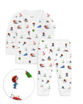 The Organic Long Sleeve Pajama Set [5 More Sleeps 'til Christmas]