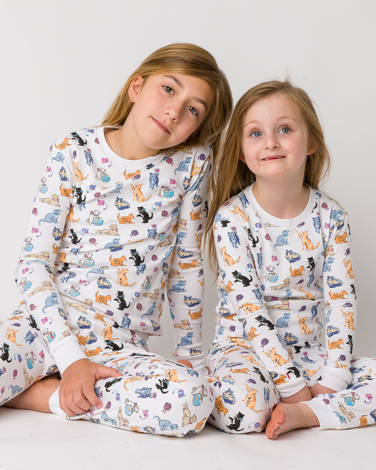 The Organic Long Sleeve Pajama Set [Cat Nap]