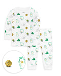 The Organic Long Sleeve Pajama Set [Hoops]