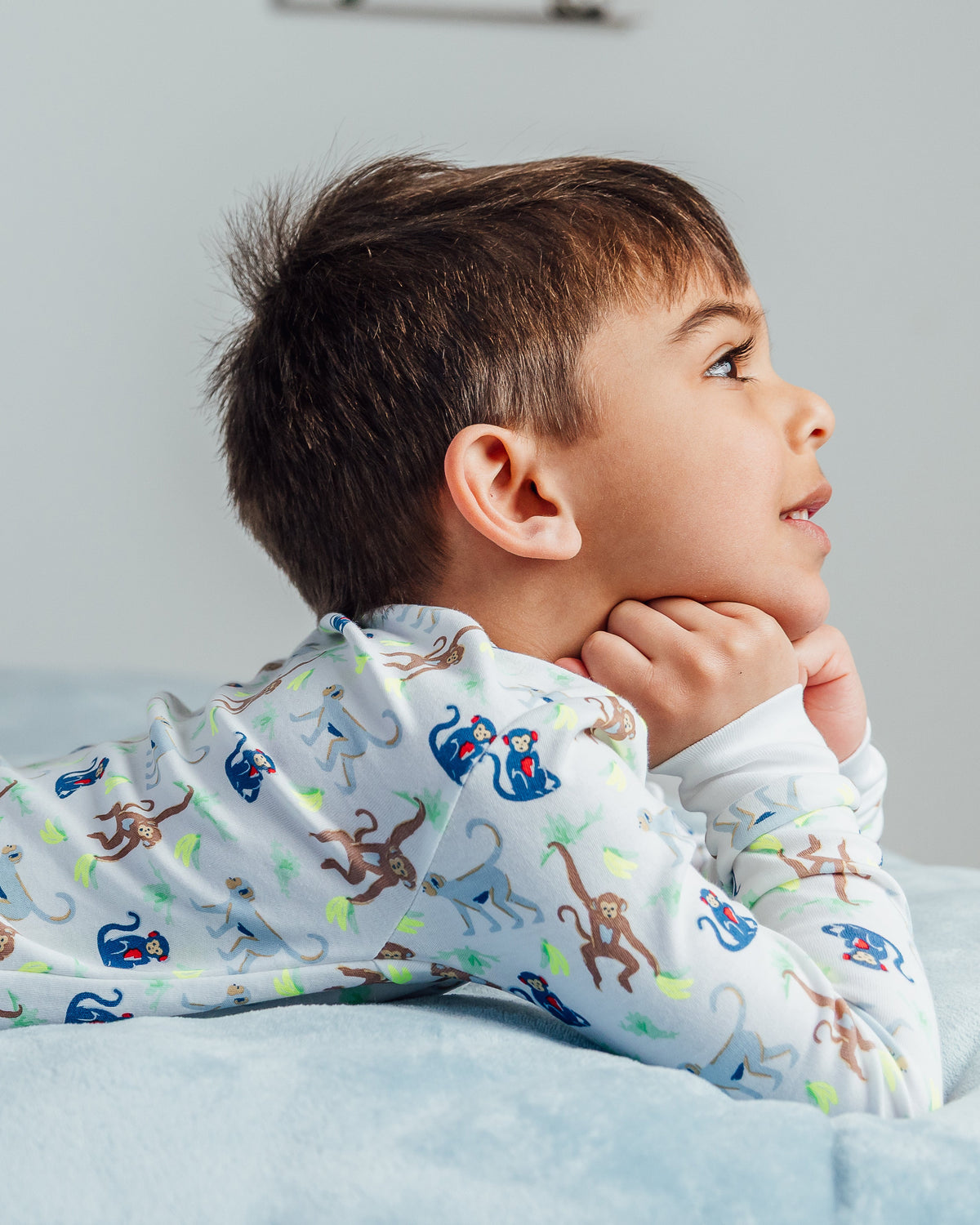 The Organic Long Sleeve Pajama Set [Monkeying Around]