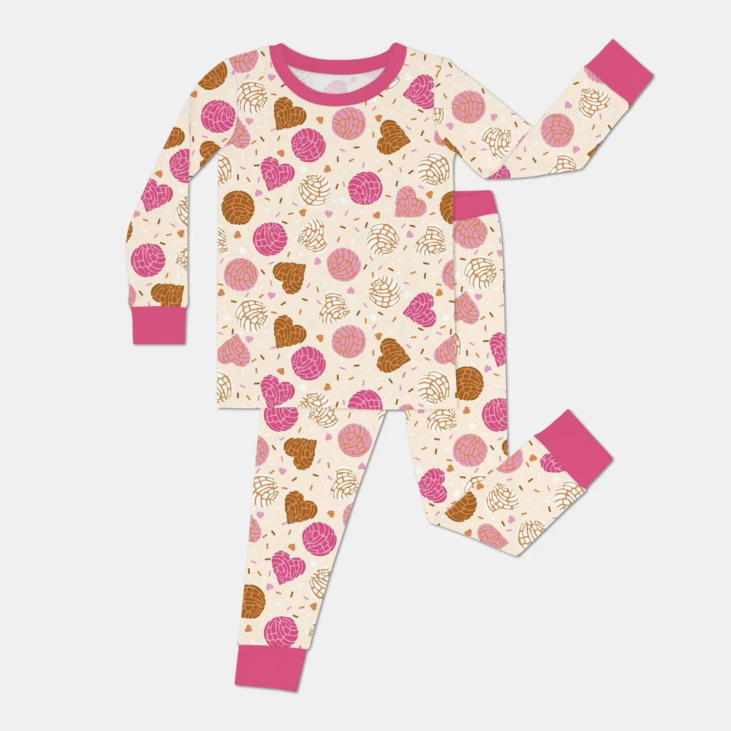 Sweet Concha Bamboo Two Piece Long Sleeve Pajama Set