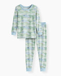 Wandering Geese Family Matching Bamboo Two Piece Long Sleeve Pajama Set