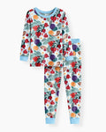 Pomegranate Blessings Night Family Matching Bamboo Two Piece Long Sleeve Pajama Set