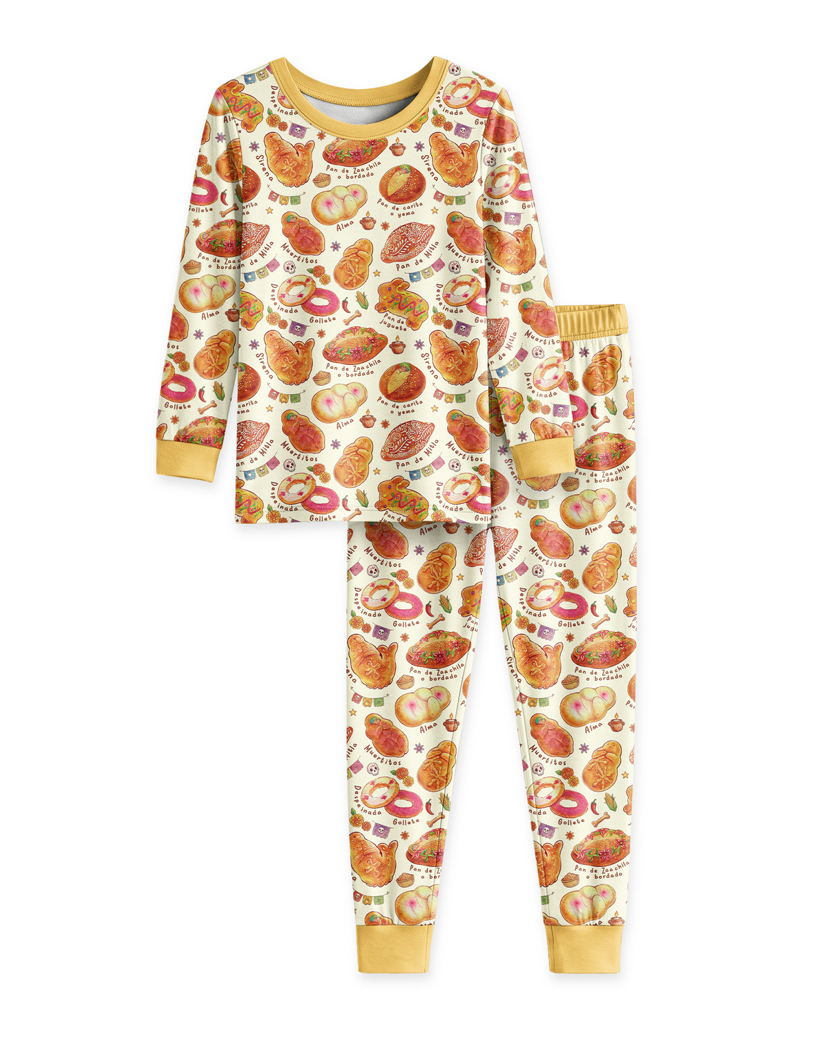 Pan Dulce Dreams Bamboo Two Piece Long Sleeve Pajama Set