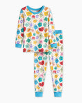 Happy Shape Squad Family Matching Bamboo Two Piece Long Sleeve Pajama Set