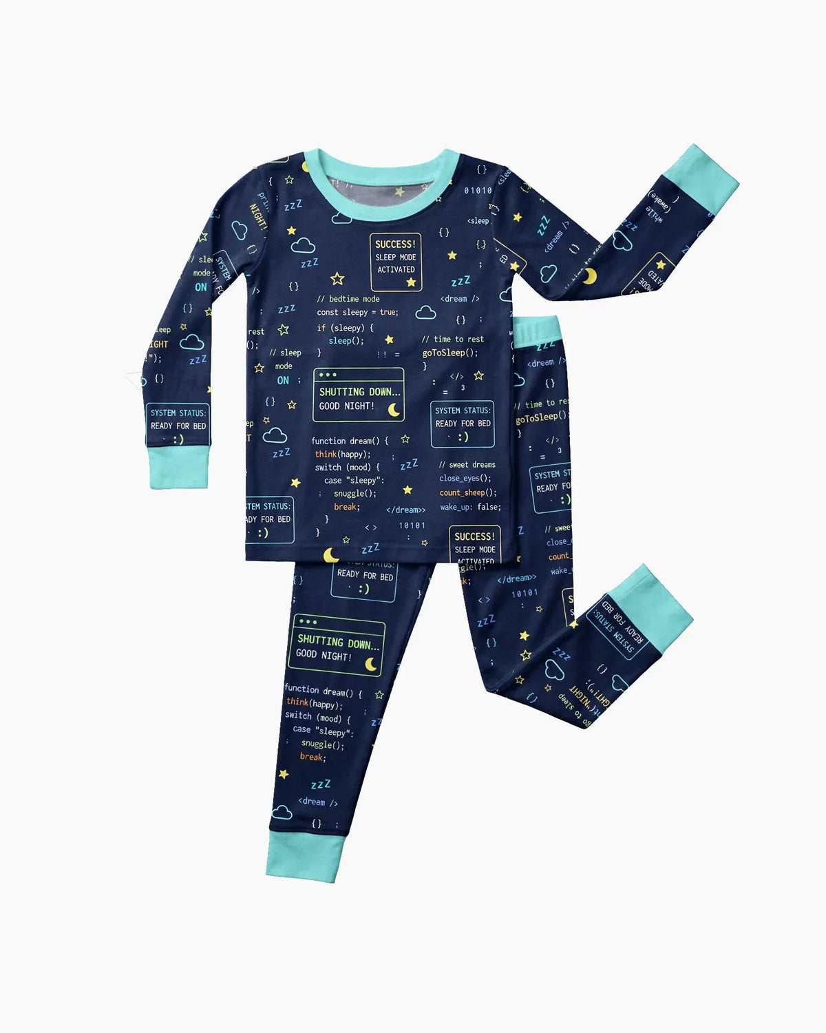 It Techy Job Matching Dad and Son Bamboo Two Piece Long Sleeve Pajama Set
