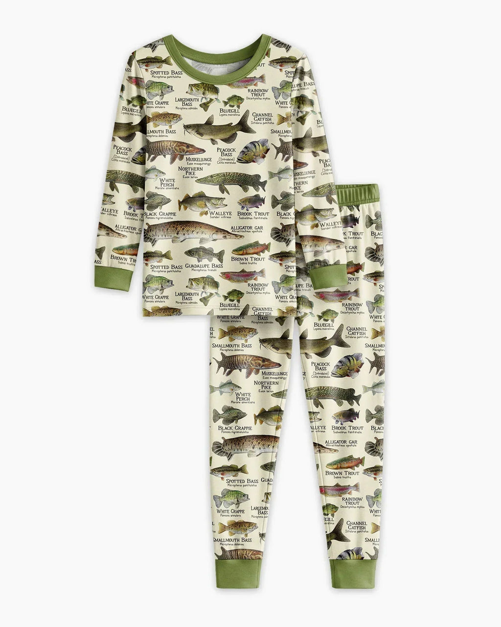 Fish Of America Bamboo Two Piece Long Sleeve Pajama Set