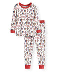 God Bless America Family Matching Bamboo Two Piece Long Sleeve Pajama Set