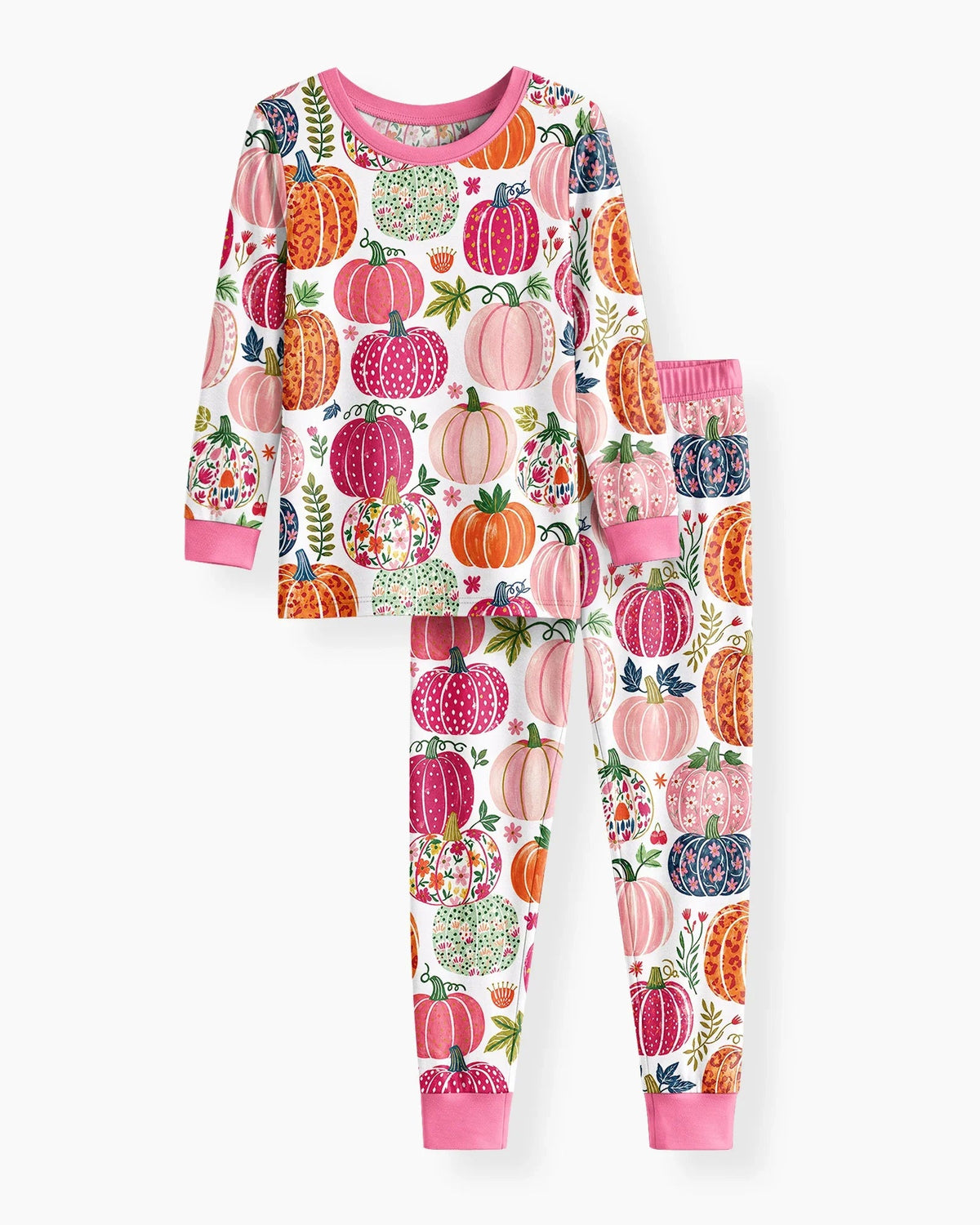 Pumpkin Patch Party Bamboo Two Piece Long Sleeve Pajama Set
