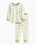 Guinea Pig Garden Bamboo Two Piece Long Sleeve Pajama Set