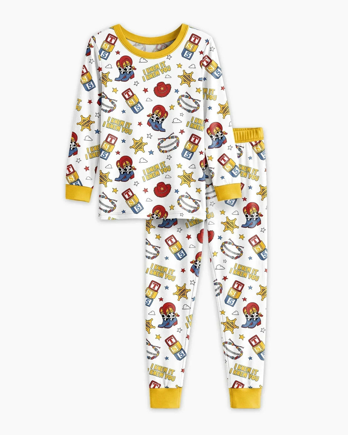 Little Cowgirl Bamboo Two Piece Long Sleeve Pajama Set