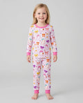 Coquette Ghost & Bow Bamboo Two Piece Long Sleeve Pajama Set