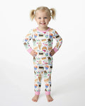 Purrfect Treats Bamboo Two Piece Long Sleeve Pajama Set
