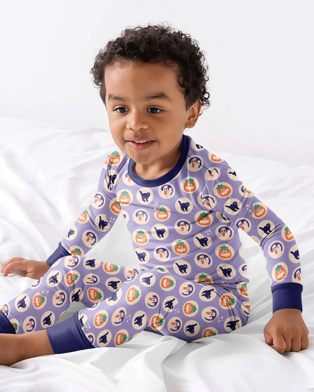 Boo Crew Bamboo Two Piece Long Sleeve Pajama Set