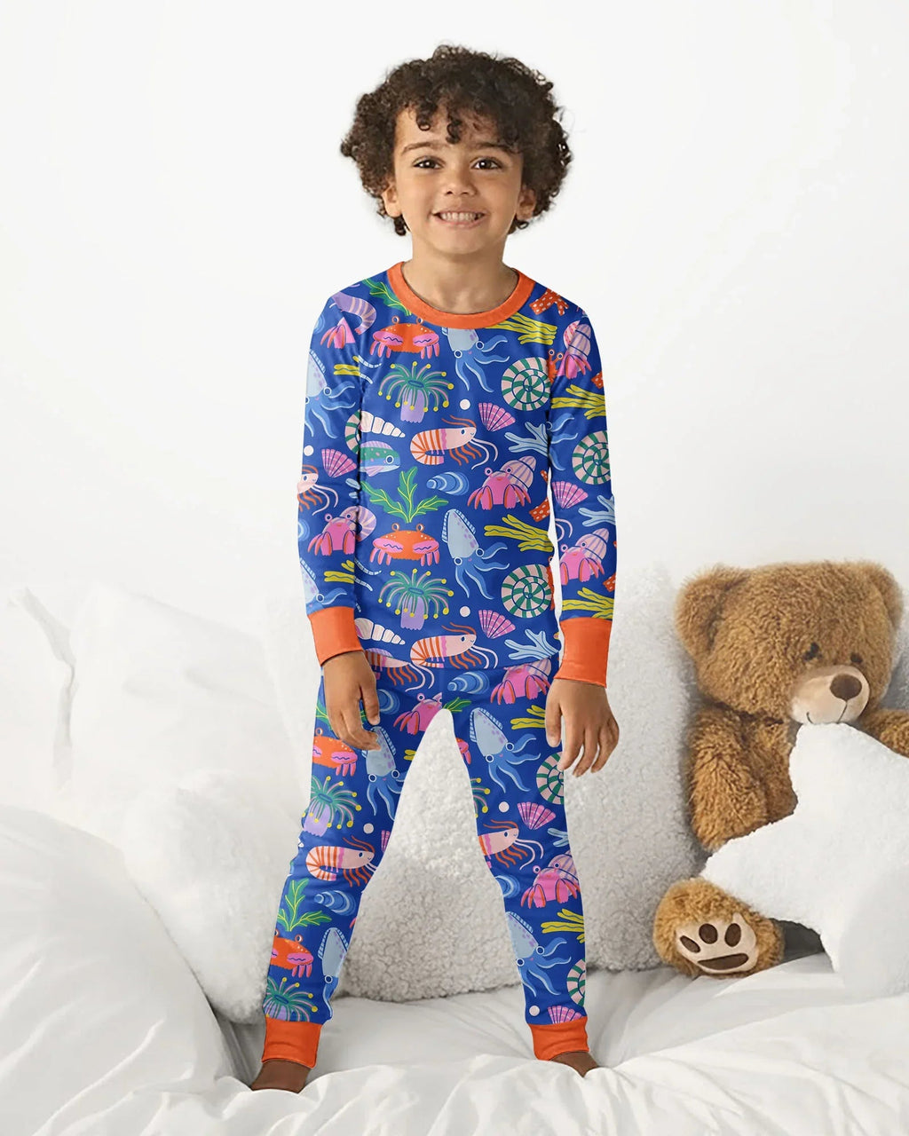 Under the Sea Bamboo Two Piece Long Sleeve Pajama Set