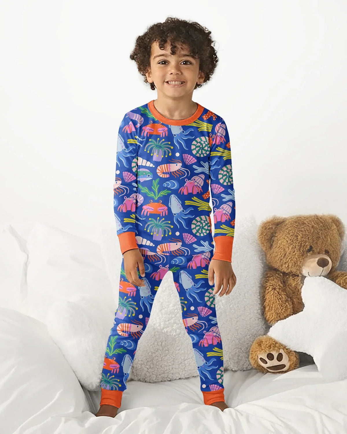 Under the Sea Bamboo Two Piece Long Sleeve Pajama Set