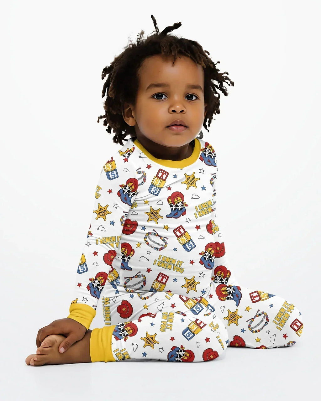 Little Cowgirl Bamboo Two Piece Long Sleeve Pajama Set