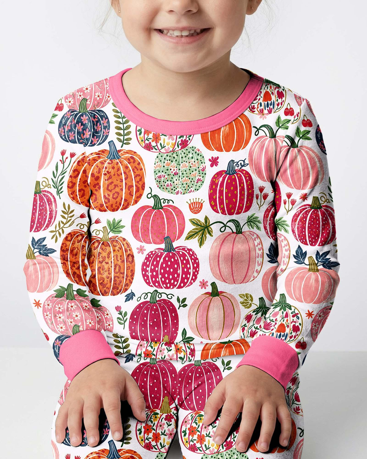 Pumpkin Patch Party Bamboo Two Piece Long Sleeve Pajama Set