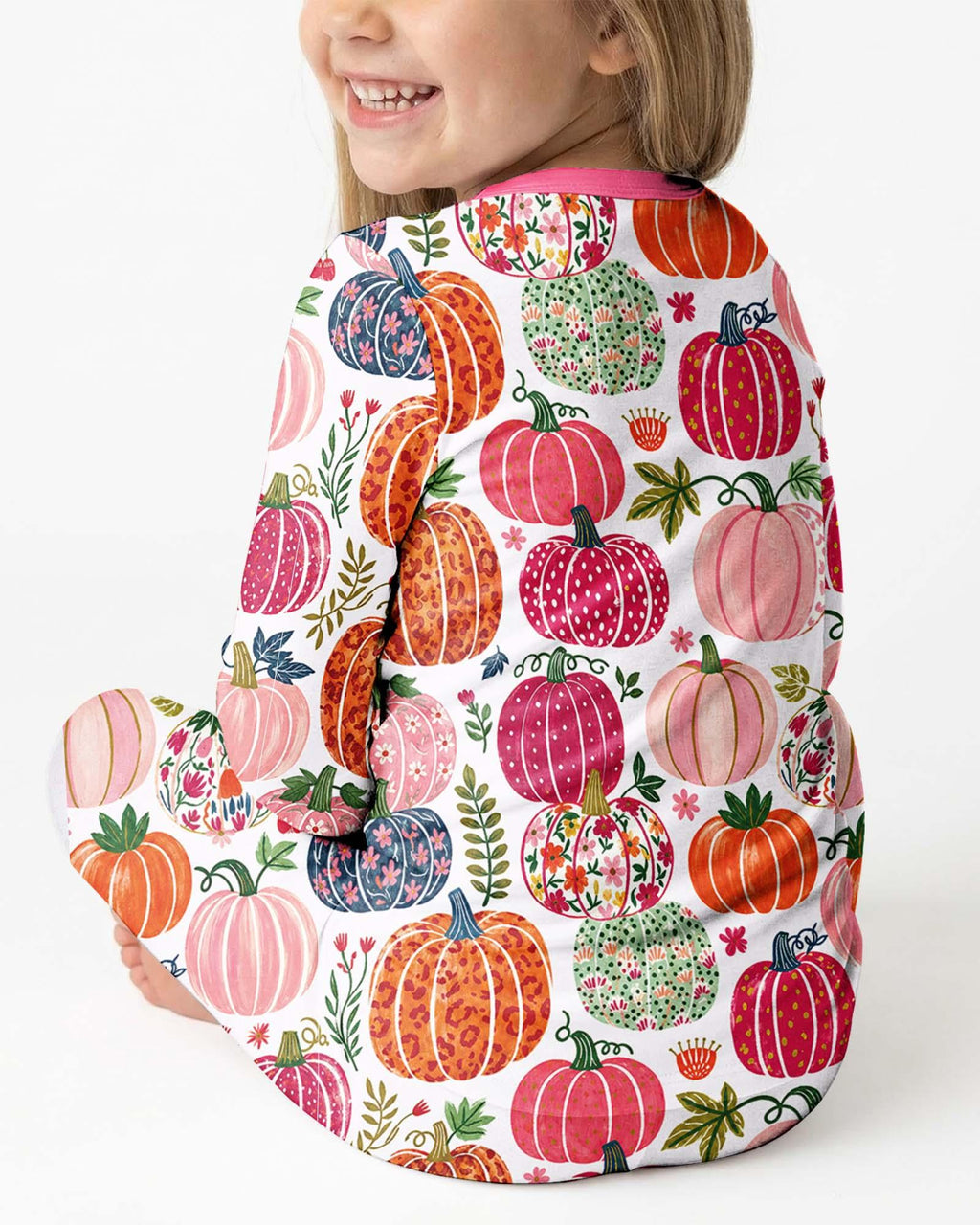 Pumpkin Patch Party Bamboo Two Piece Long Sleeve Pajama Set