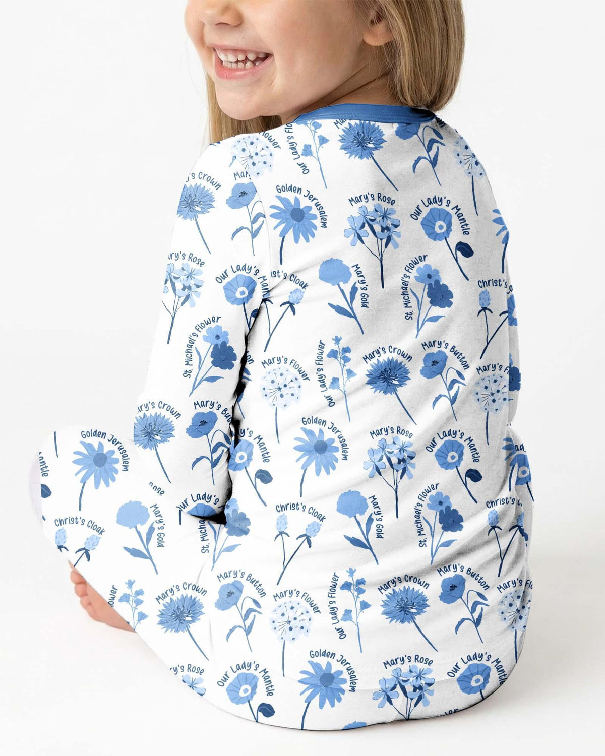 Mary's Garden Bamboo Two Piece Long Sleeve Pajama Set