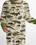 Fish Of America Bamboo Two Piece Long Sleeve Pajama Set