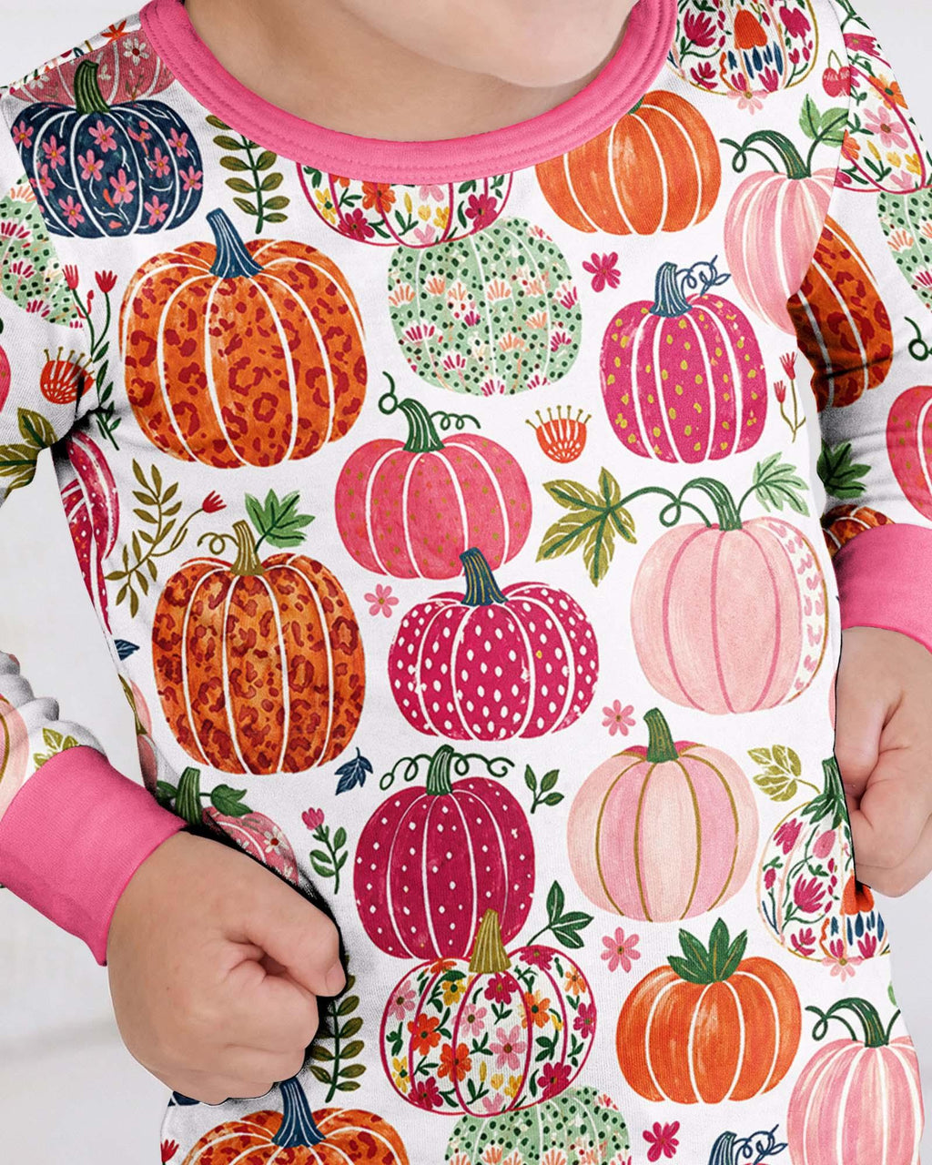Pumpkin Patch Party Bamboo Two Piece Long Sleeve Pajama Set