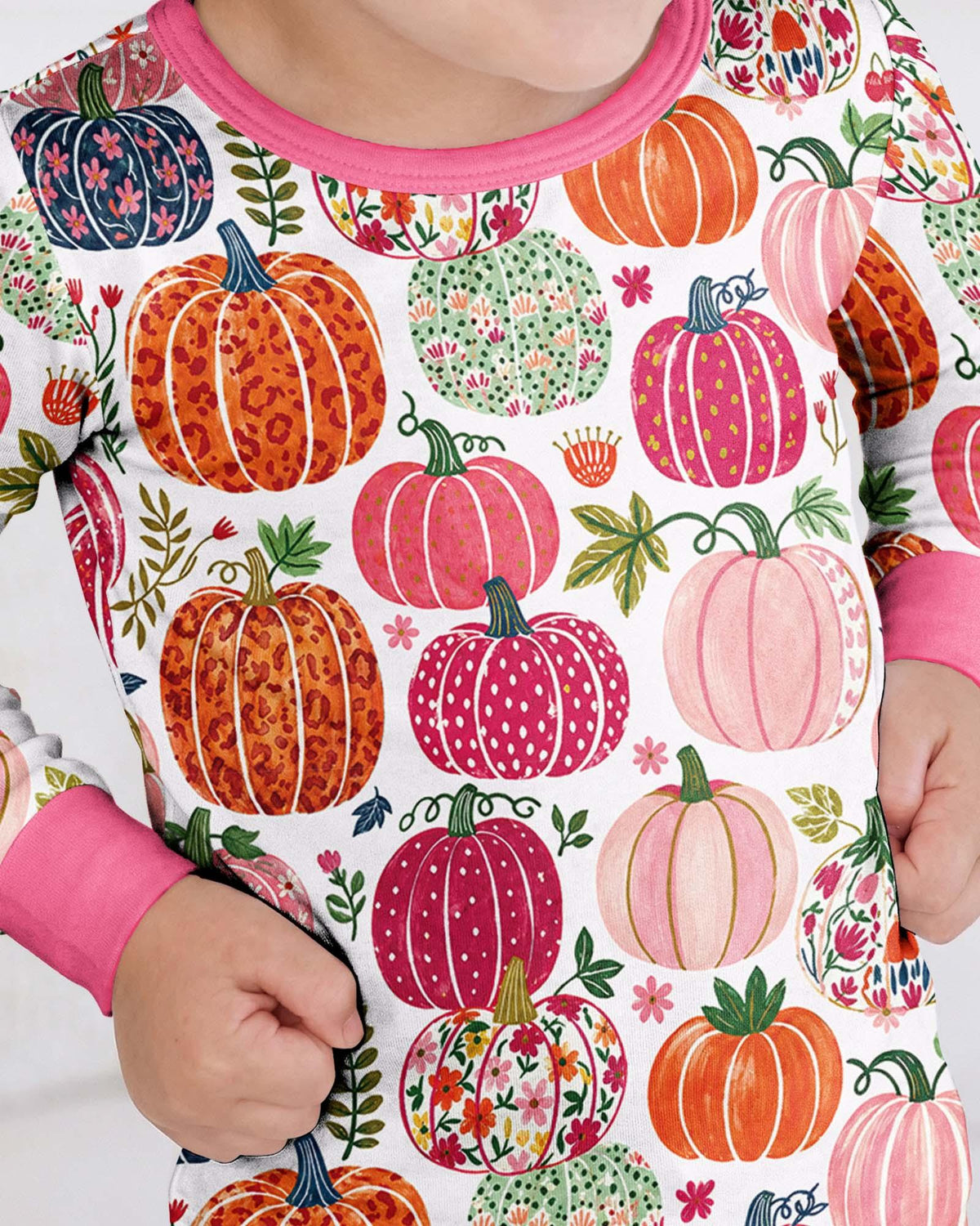 Pumpkin Patch Party Bamboo Two Piece Long Sleeve Pajama Set