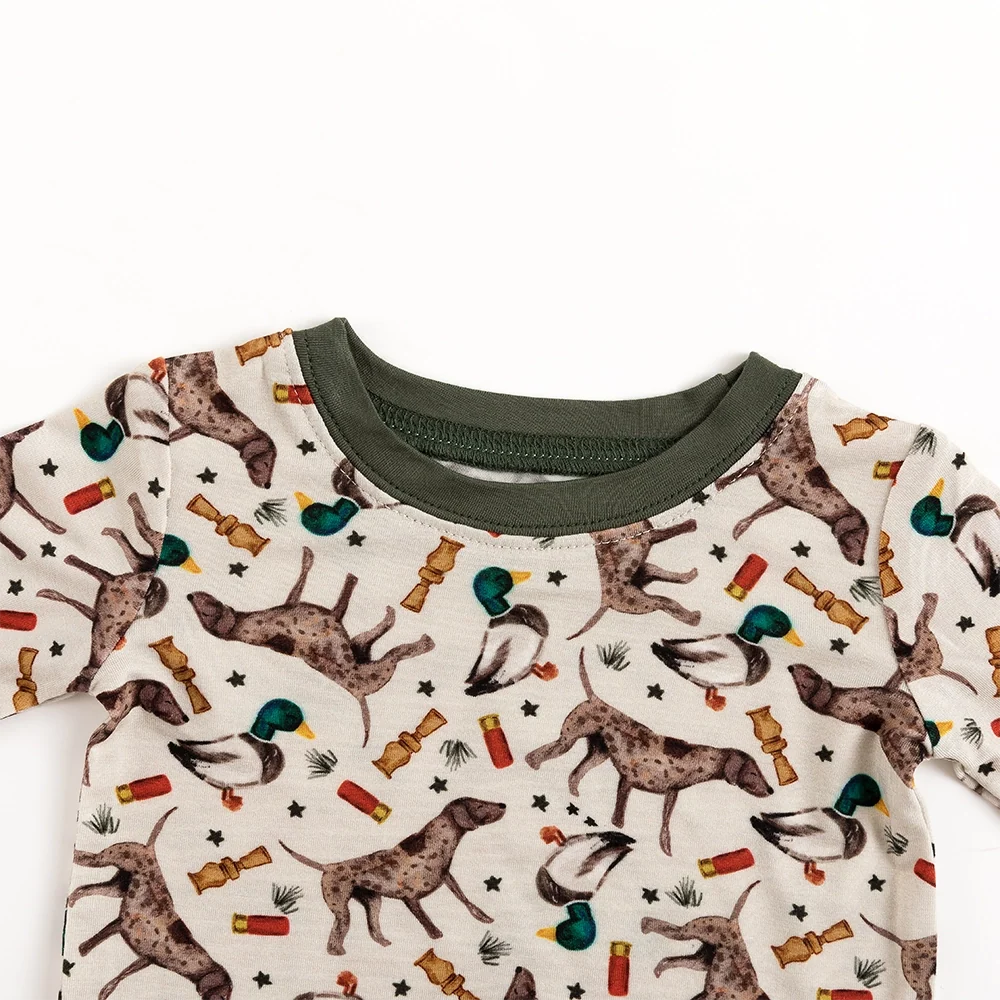 Hound Duck Bamboo Long Sleeve Pajama Set