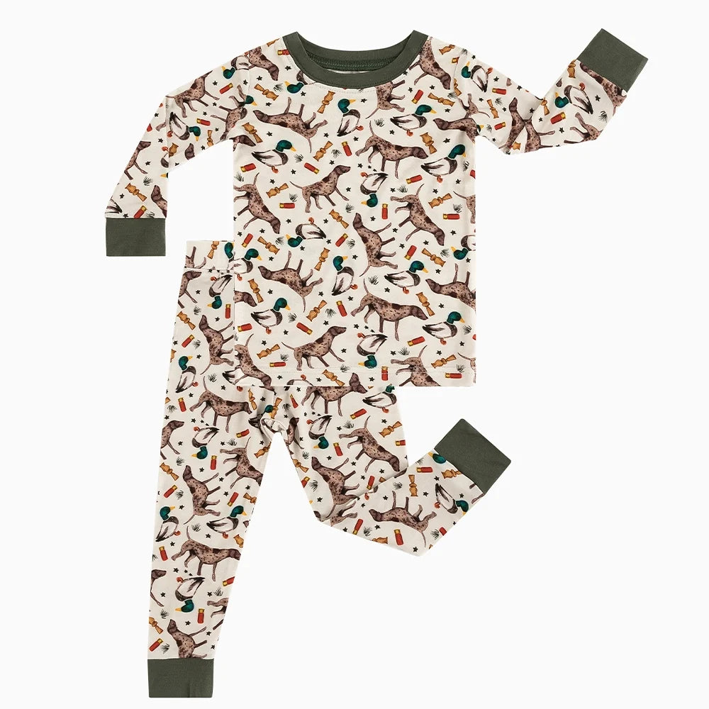 Hound Duck Bamboo Long Sleeve Pajama Set