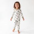 Christmas Tree Green Bamboo Long Sleeve Pajama Set
