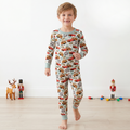 Kids Bamboo Two-Piece Pajama Set Cars