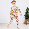 Christmas Toy Pals Kids Bamboo Two-Piece Pajama Set