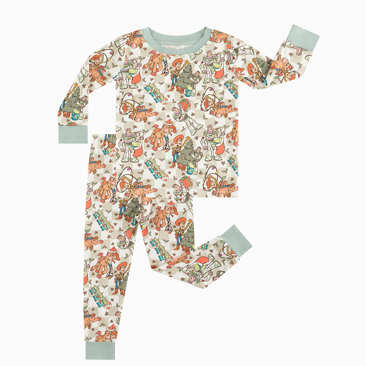 Christmas Toy Story Kids Bamboo Two-Piece Pajama Set