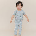 Short Sleeve with Pants Pajamas in Mallard Duck