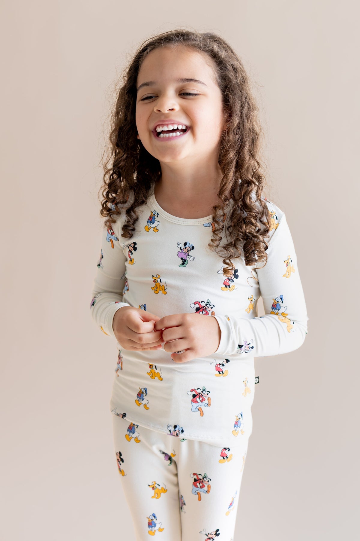 Long Sleeve Pajamas in Mickey Mouse & Friends