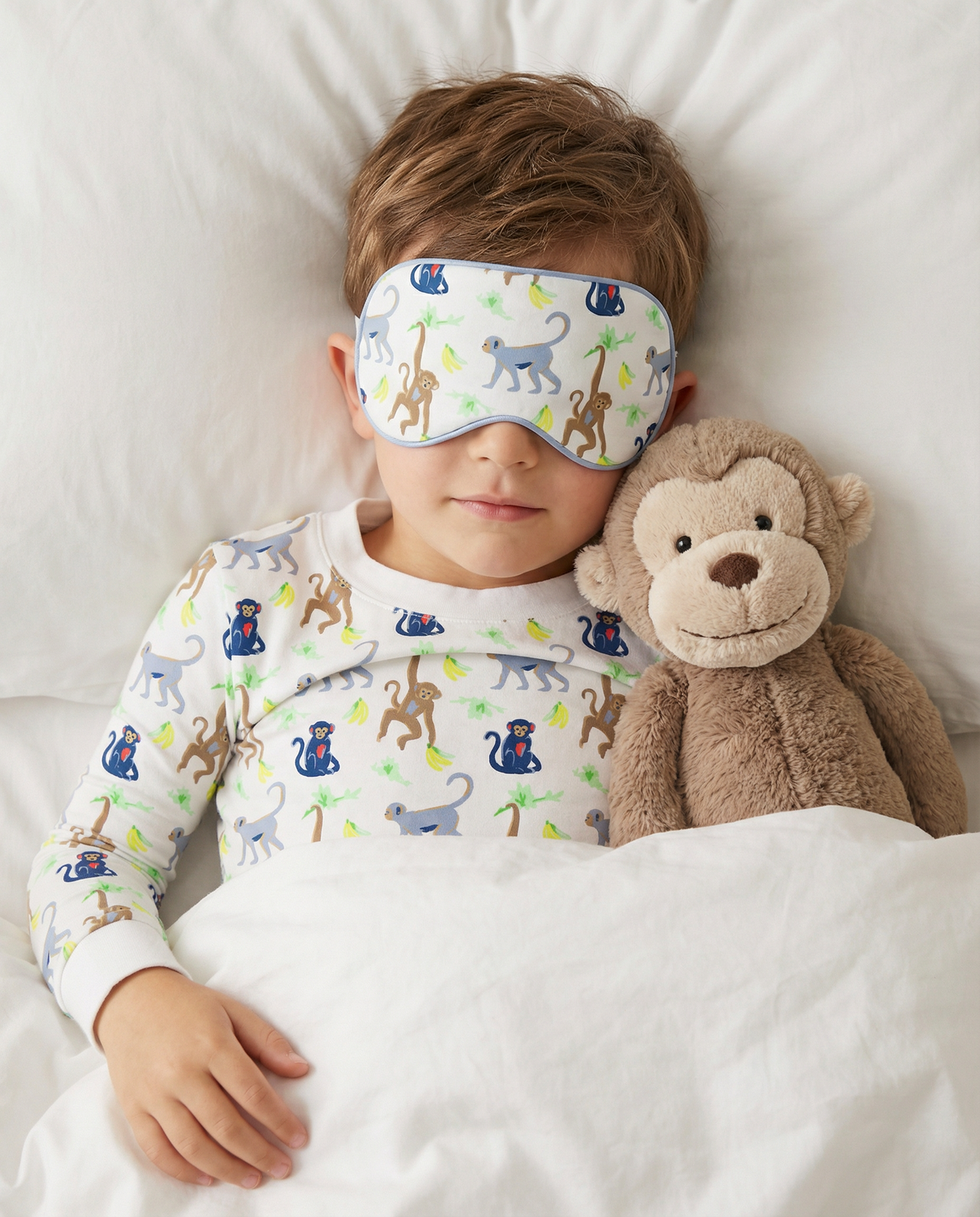 The Organic Long Sleeve Pajama Set [Monkeying Around]