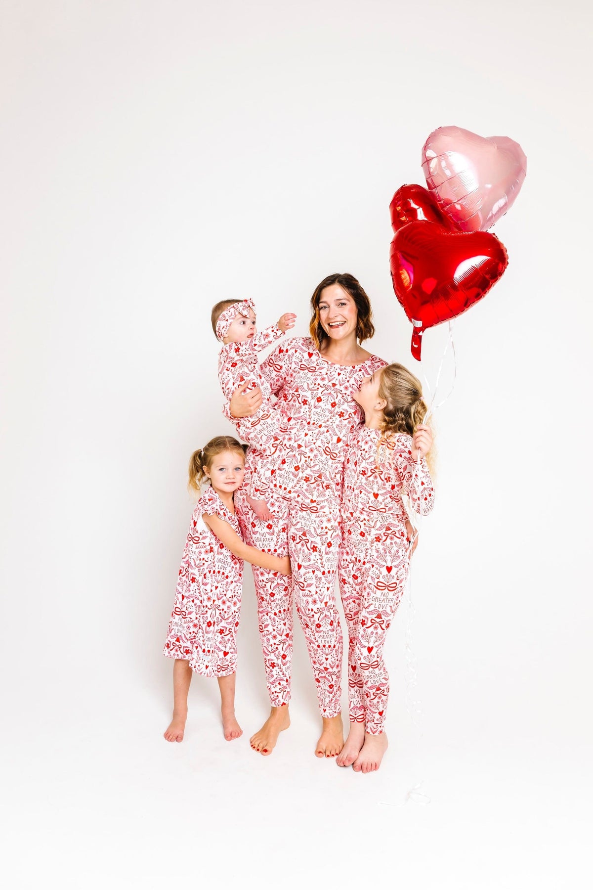 No Greater Love Pink Cotton PJ Long Sleeve Set