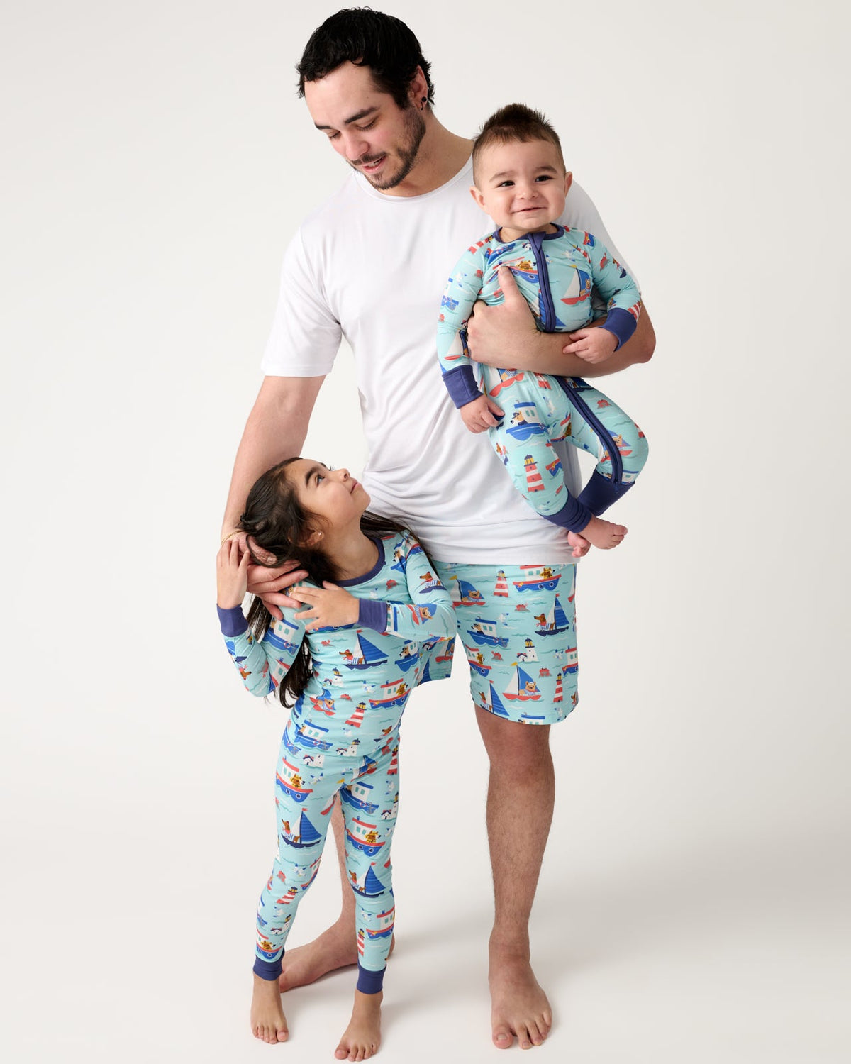 Nautical Paws Two-Piece Pajama Set