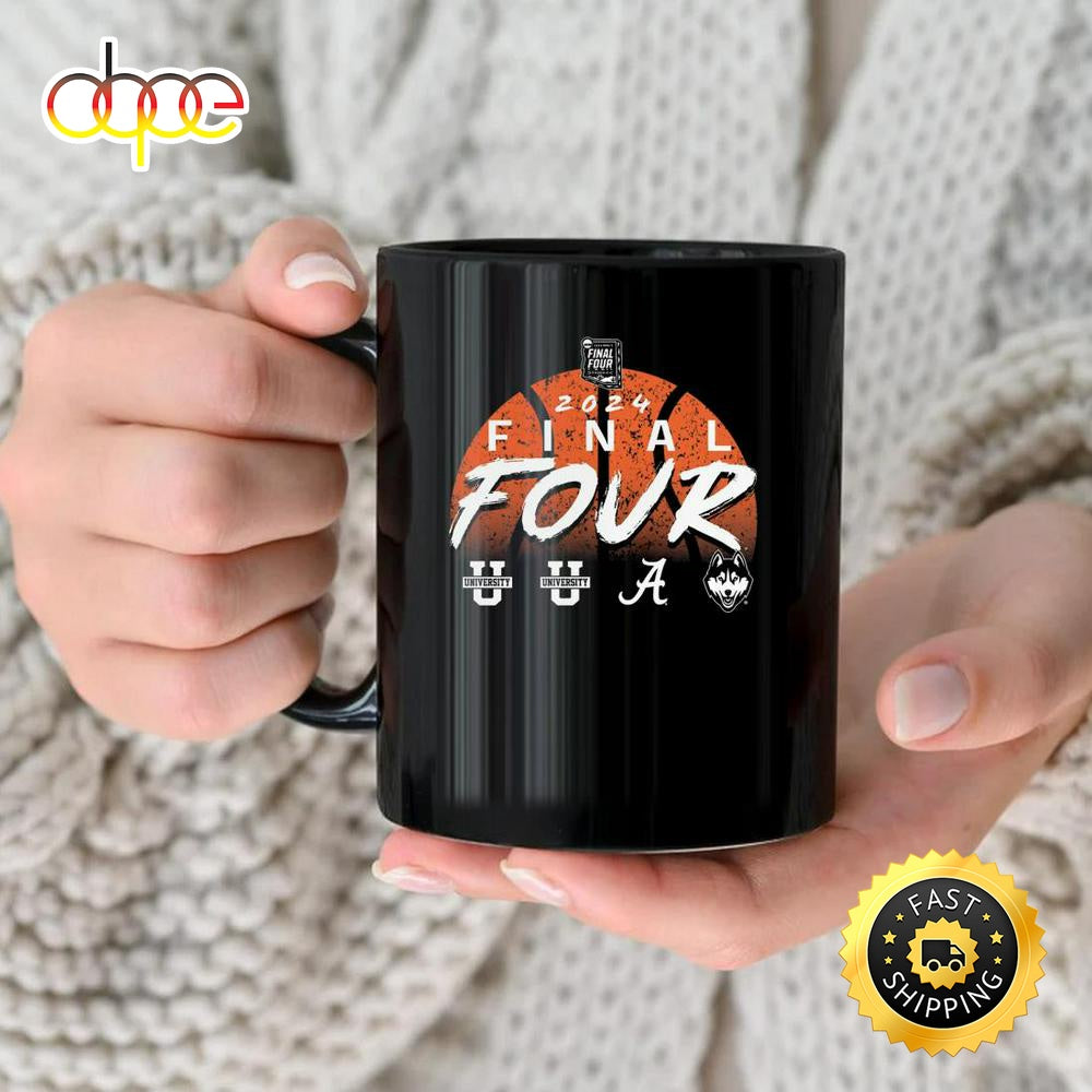 Original 2024 Ncaa Men's Basketball Tournament March Madness Final Four Barrier Breaker Mug