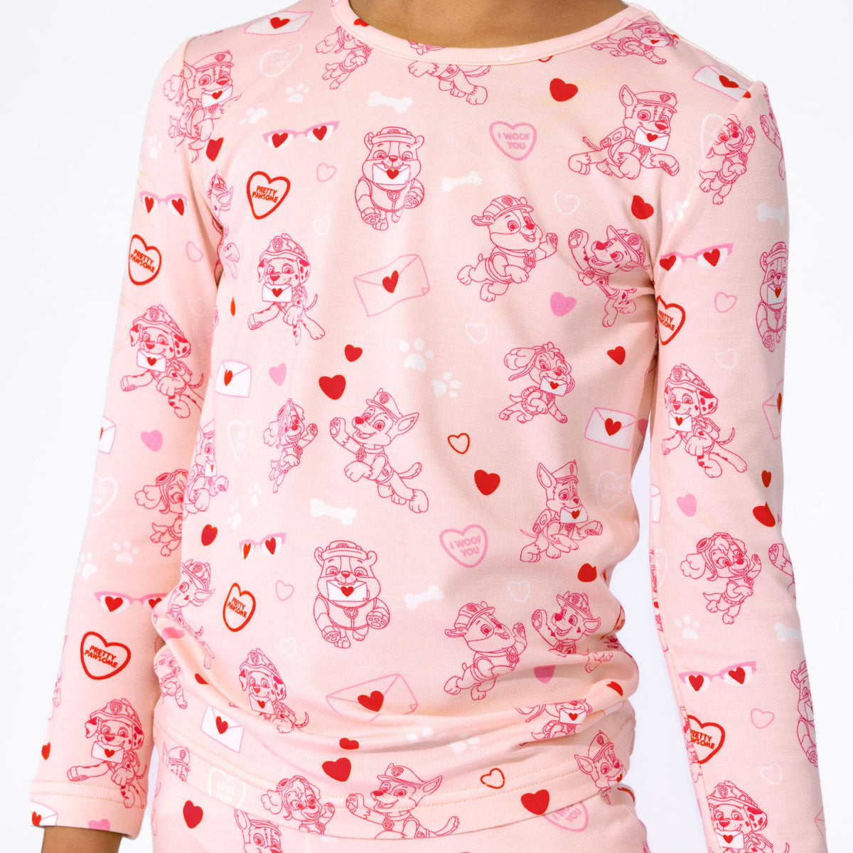 PAW Patrol: Love Paws Pink Kids Pajamas