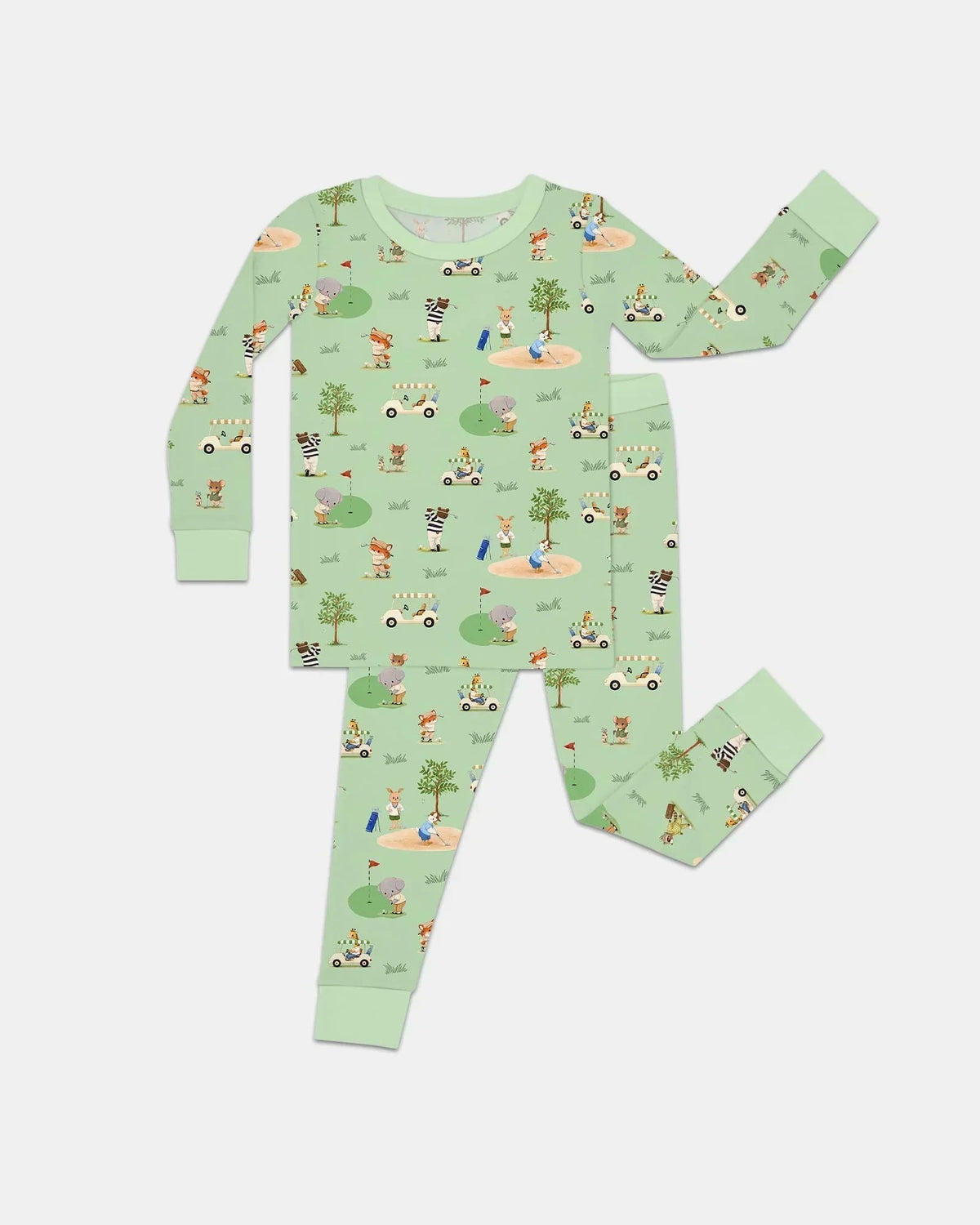 Let's Golf Bamboo Two Piece Long Sleeve Pajama Set