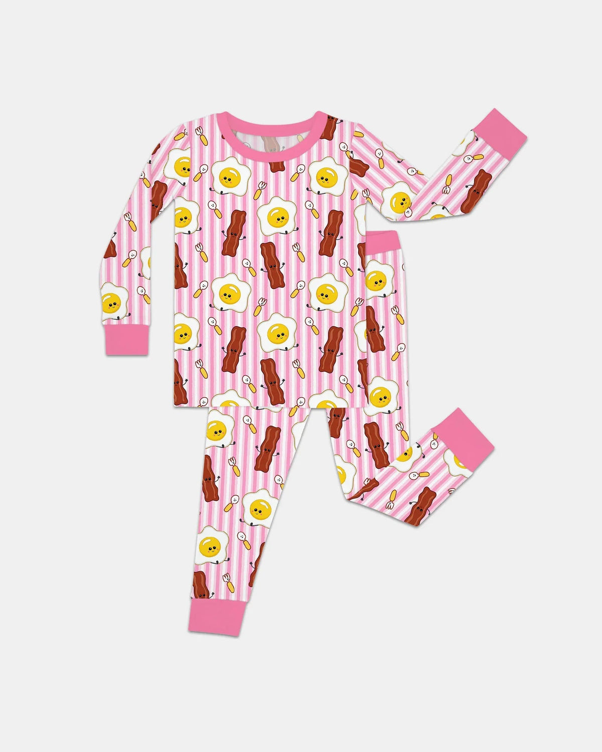 Breakfast Club Bamboo Two Piece Long Sleeve Pajama Set