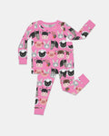 Farm Friends Family Matching Bamboo Two Piece Long Sleeve Pajama Set